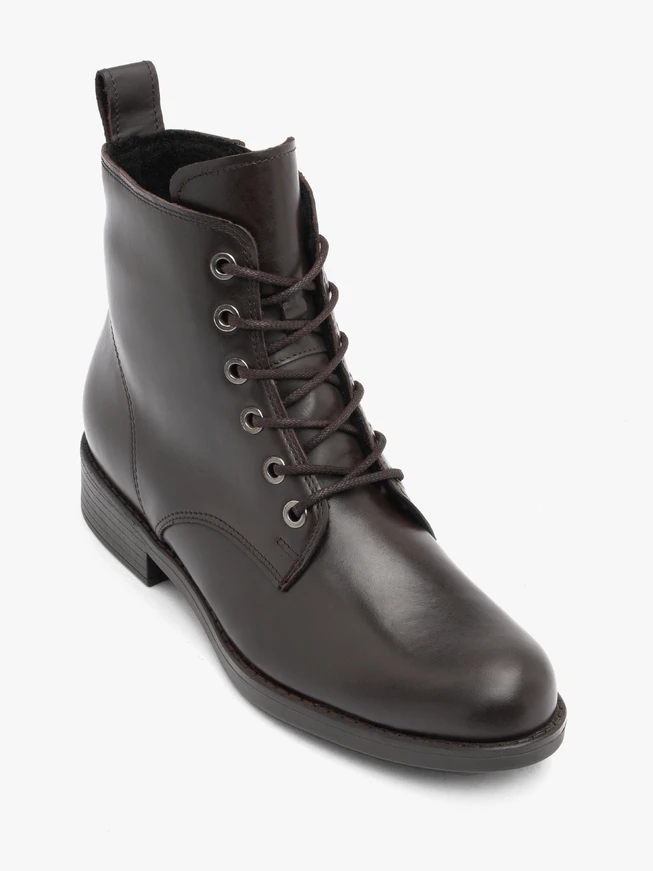 Braune Vollnarbenlederstiefel