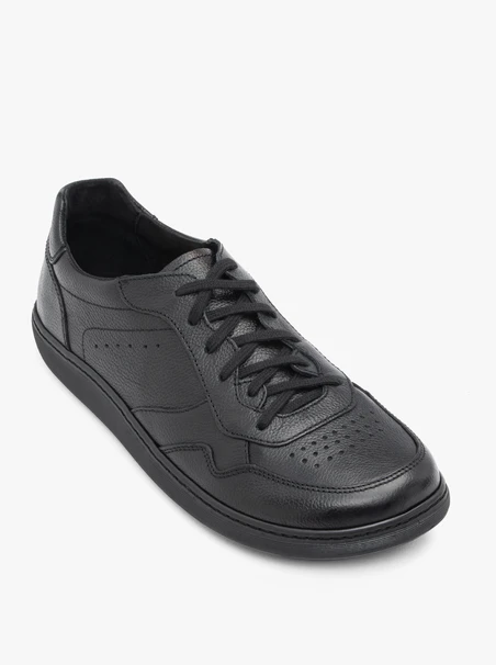 Schwarze Barfuß-Halbschuhe