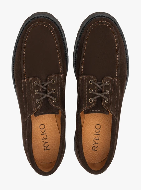 Dunkelbraune Boat-Shoes