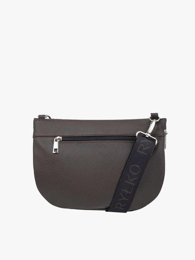 Dunkelbraune Gürteltasche