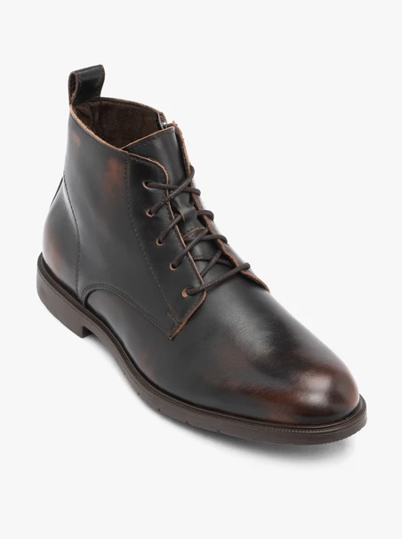 Braune Lederstiefel