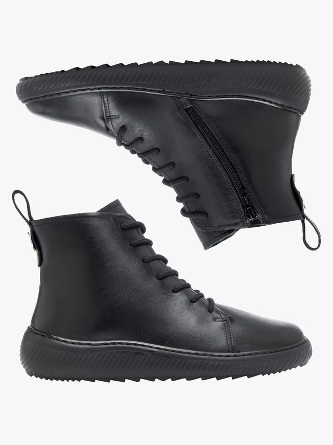 Schwarze Barfuß-Stiefel
