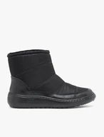 Schwarze Lederstiefel