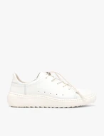 Weiße Sportschuhe aus Leder
