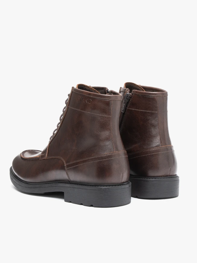 Dunkelbraune elegante Stiefeletten