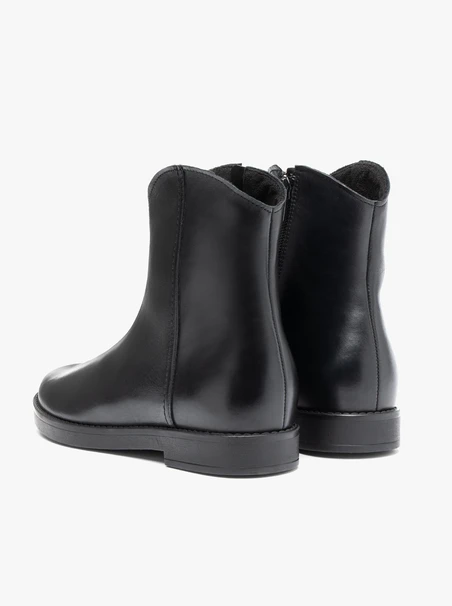 Schwarze Cowboystiefel aus Leder