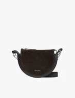 Dunkelbraune Crescent-Handtasche